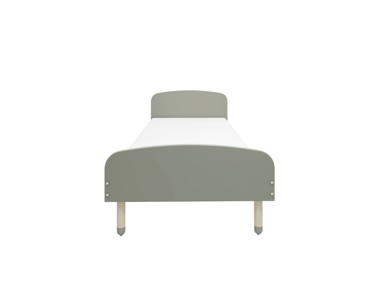 Flexa. Single bed Dots - 204cm - Light green