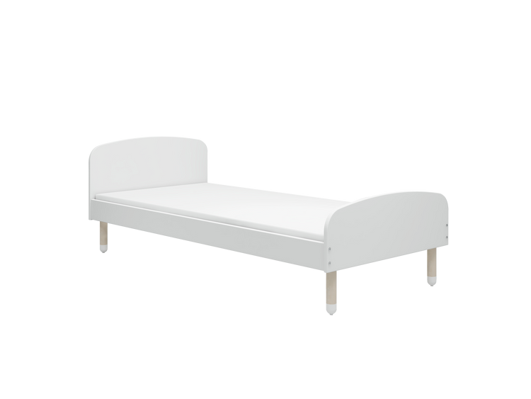 Flexa. Single bed Dots - 194cm - White