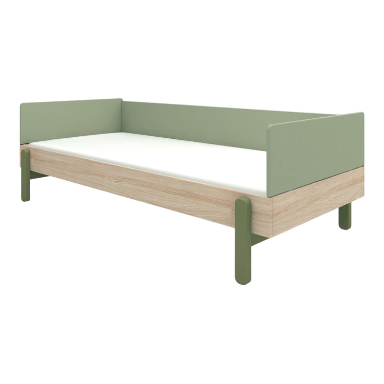Flexa. Κρεβάτι καναπές Popsicle - Δρυς /αποχρώσεις πράσινου