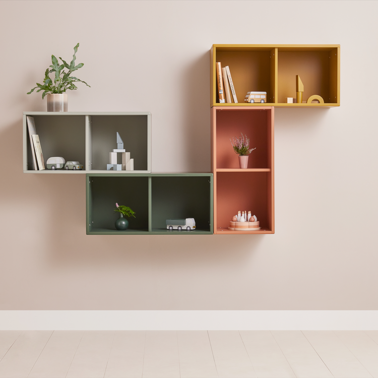 Flexa. Roomie bookcase - Dark green