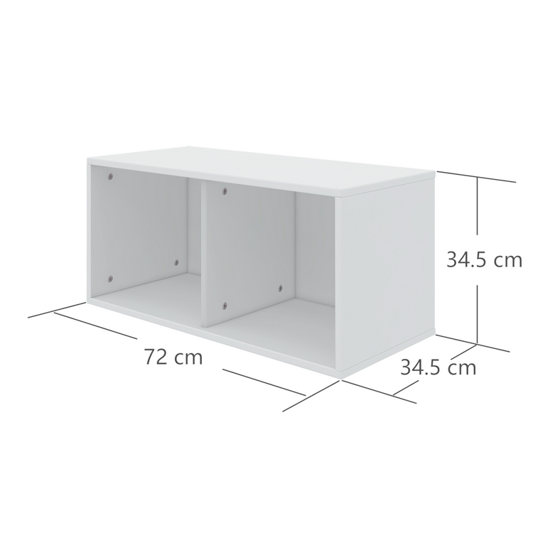 Flexa. Roomie bookcase - White