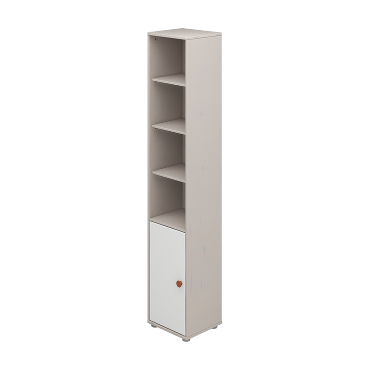 Flexa. Classic high shelf unit with blush knobs - Grey washed
