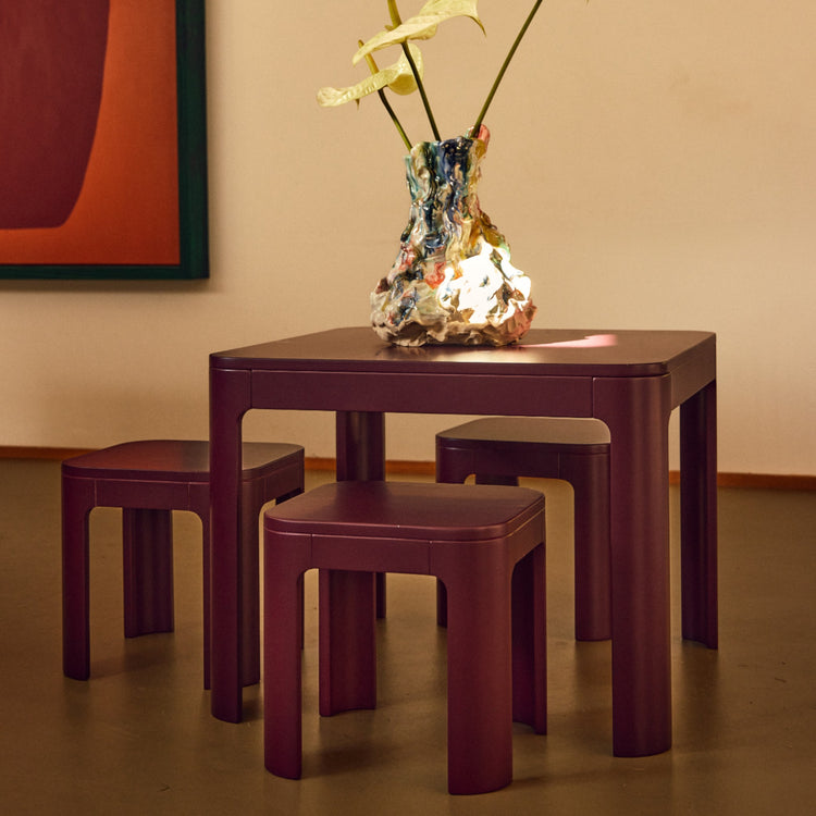 Flexa. Stool Nova Pomegranate