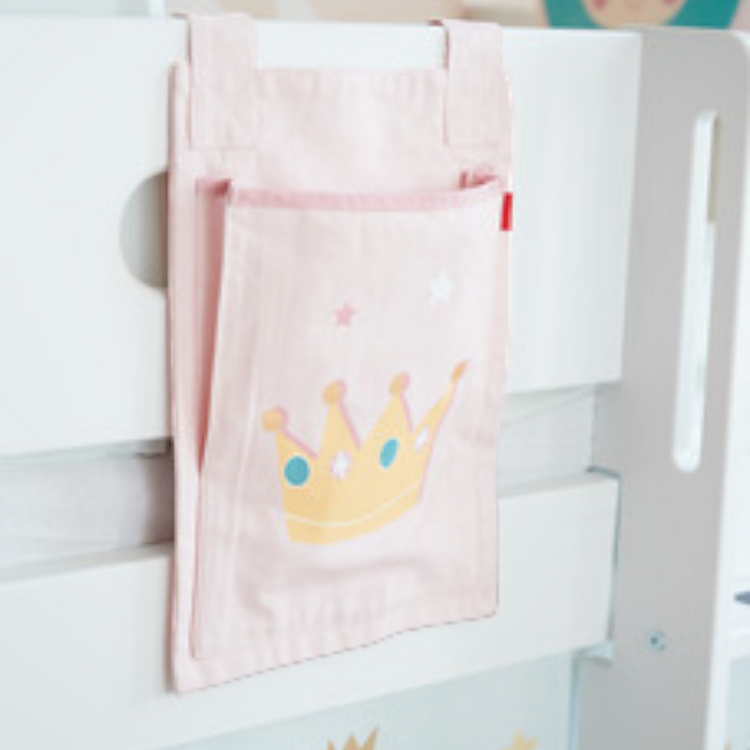 Flexa. Υφασμάτινες τσέπες για κρεβάτι Πριγκίπισσες νεράιδες - Πολύχρωμο
