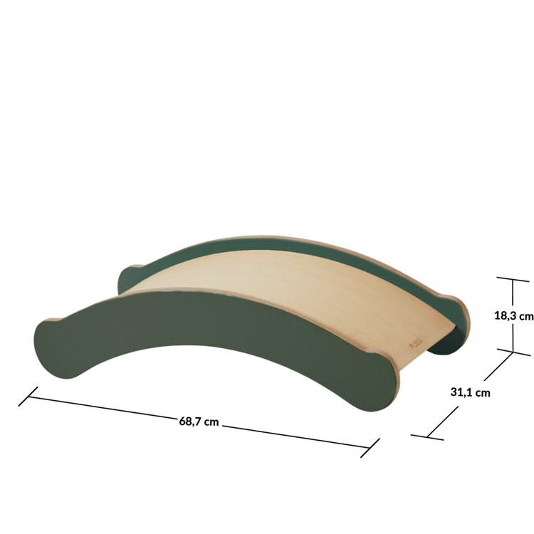 Flexa. Balance Board - mini  Dusty green