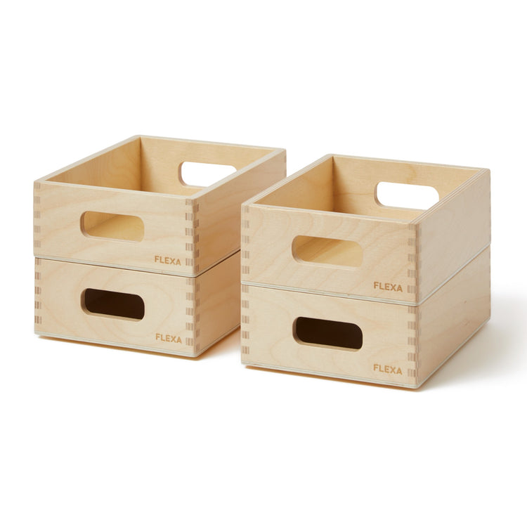 Flexa. Wooden Storage Box Set - mini