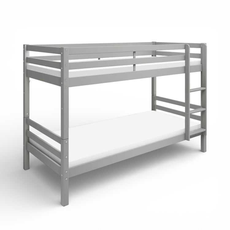 Actim bunk bed with straight ladder. Grey