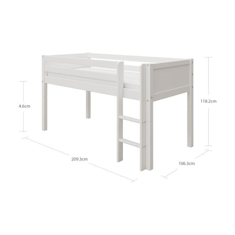 THUKA. Nordic - White panel midsleeper