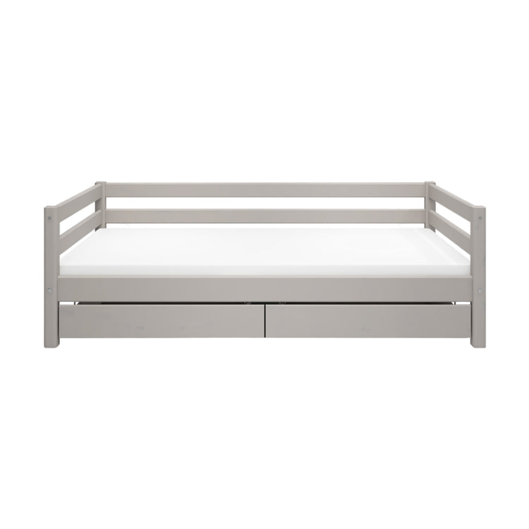 Flexa. Classic bed with drawers - 210cm - Grey washed