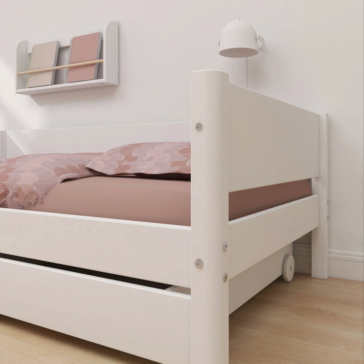 Flexa. White daybed with drawers - 210cm - White