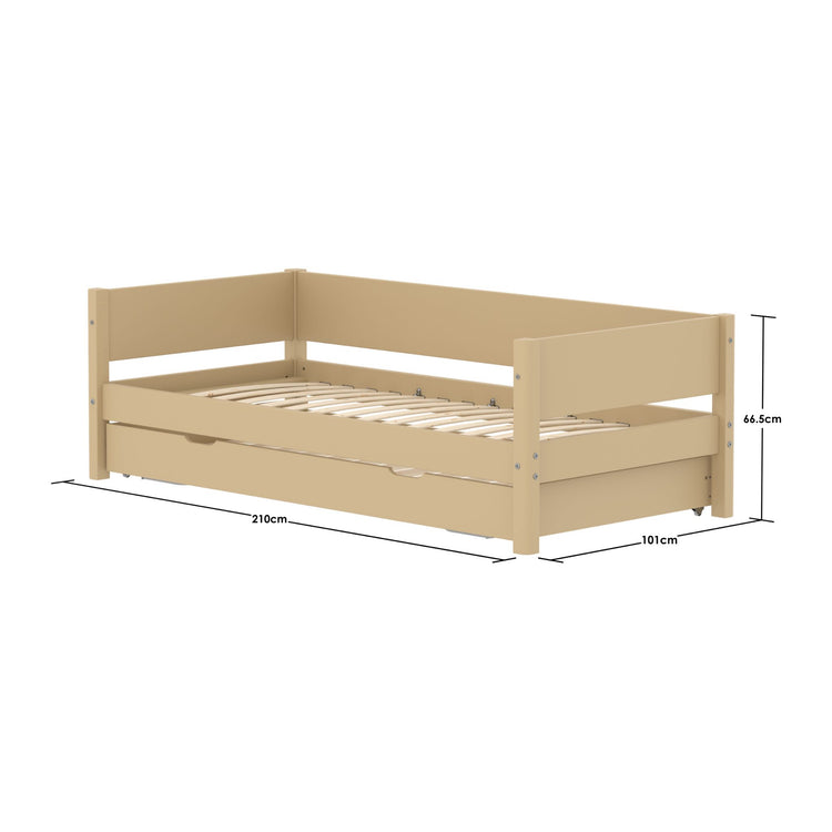 Flexa. White Sand daybed with guest bed - 210cm - Sand