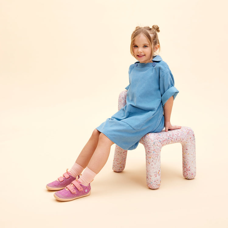 AFFENZAHN. Sneaker Knit Happy Flamingo