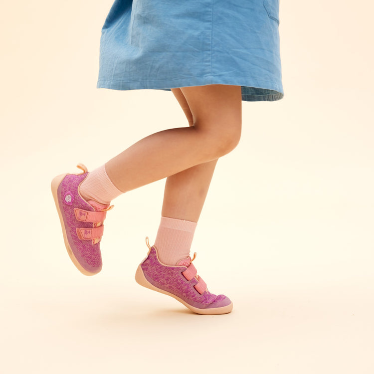 AFFENZAHN. Sneaker Knit Happy Flamingo