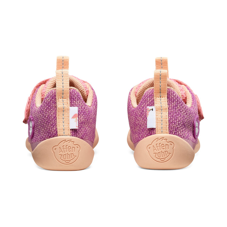AFFENZAHN. Sneaker Knit Happy Flamingo