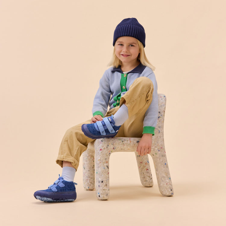 AFFENZAHN. Low Boot Knit Happy Elephant