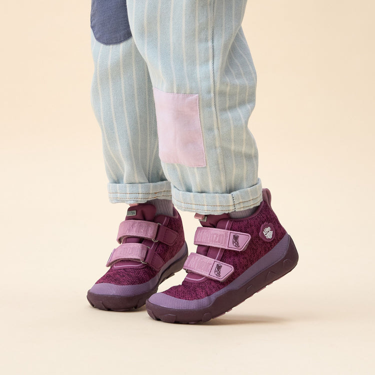 AFFENZAHN. Low Boot Knit Happy Otter