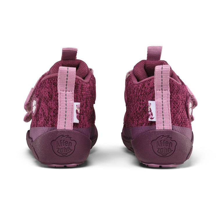AFFENZAHN. Low Boot Knit Happy Otter
