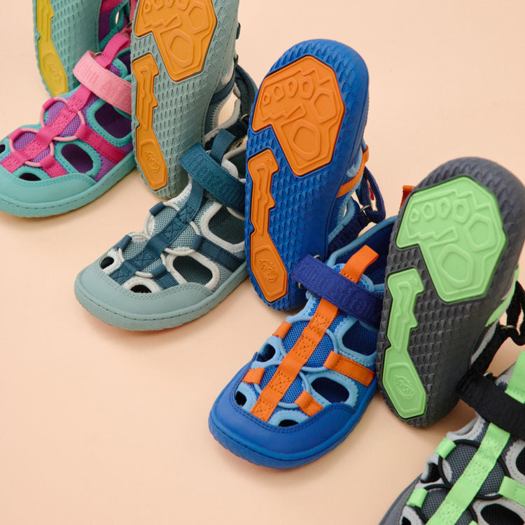 Affenzahn. Παιδικά σανδάλια Vegan Roughy Πάνθηρας