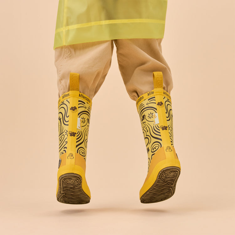 AFFENZAHN. Rain Boot Vegan Plashy Tiger
