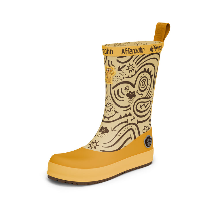 AFFENZAHN. Rain Boot Vegan Plashy Tiger