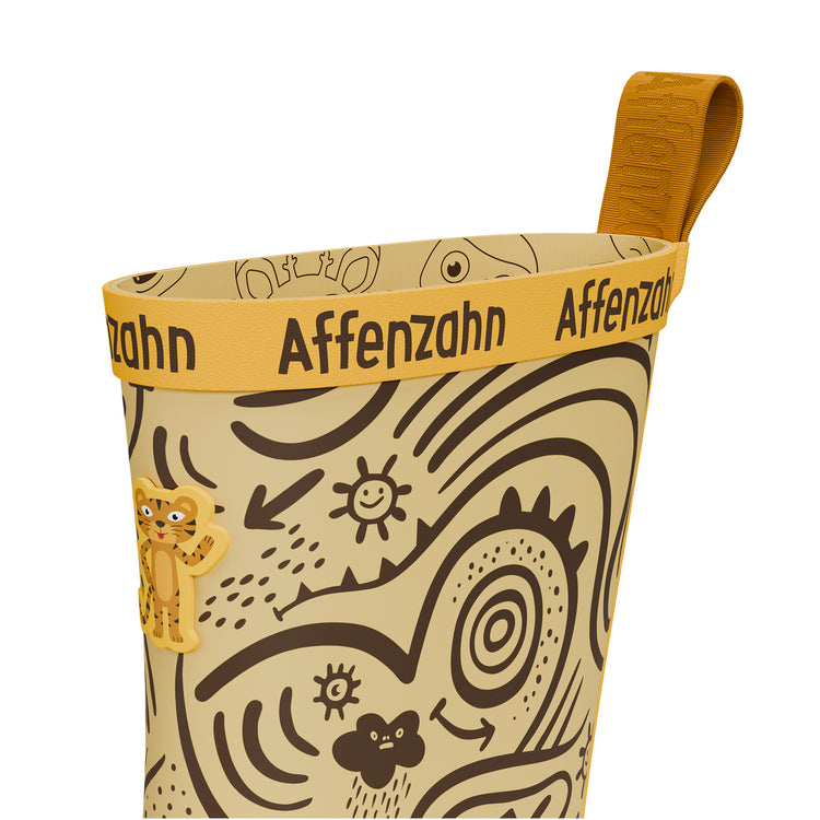 AFFENZAHN. Rain Boot Vegan Plashy Tiger