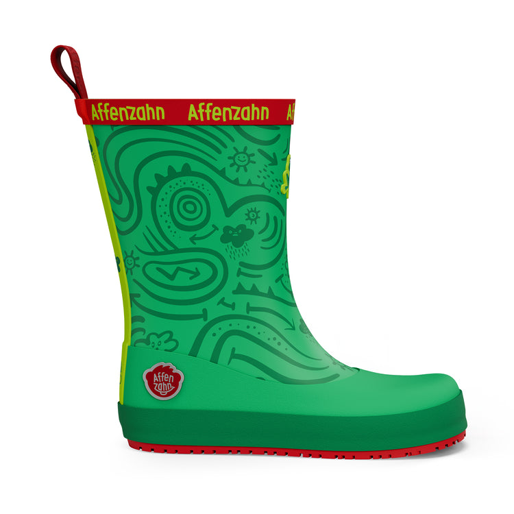 AFFENZAHN. Rain Boot Vegan Plashy Frog