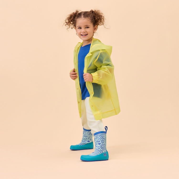 AFFENZAHN. Rain Boot Vegan Plashy Shark