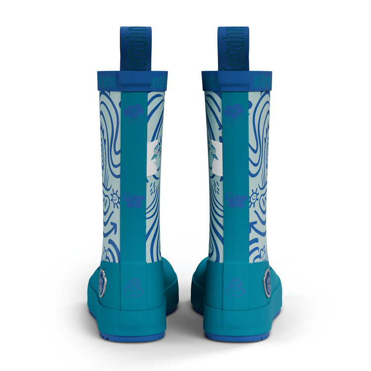 AFFENZAHN. Rain Boot Vegan Plashy Shark