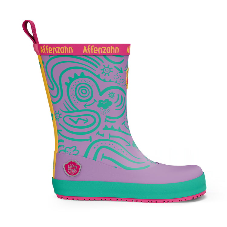 AFFENZAHN. Rain Boot Vegan Plashy Owl