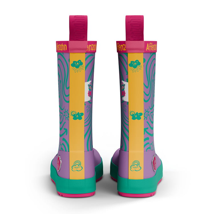 AFFENZAHN. Rain Boot Vegan Plashy Owl