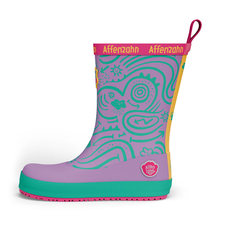 AFFENZAHN. Rain Boot Vegan Plashy Owl
