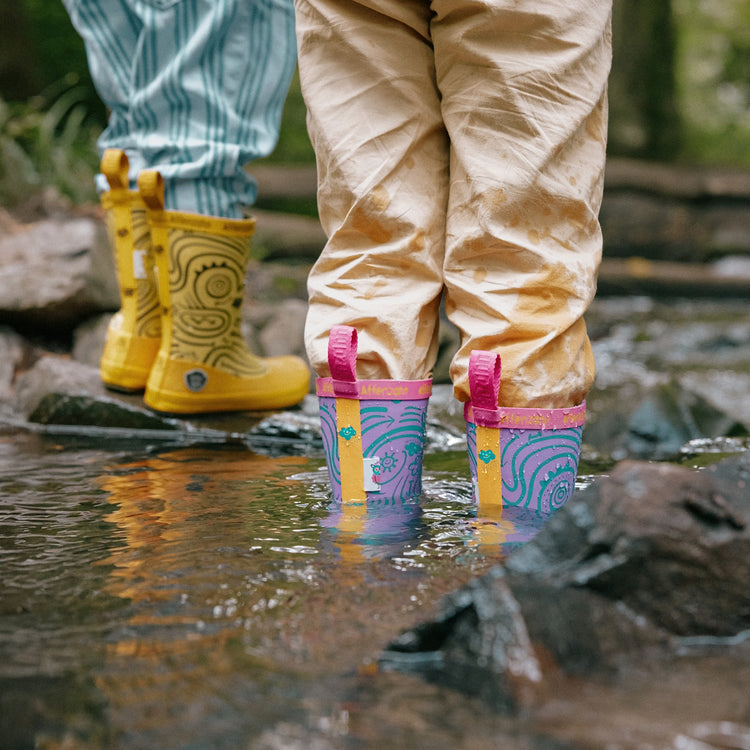 AFFENZAHN. Rain Boot Vegan Plashy Owl