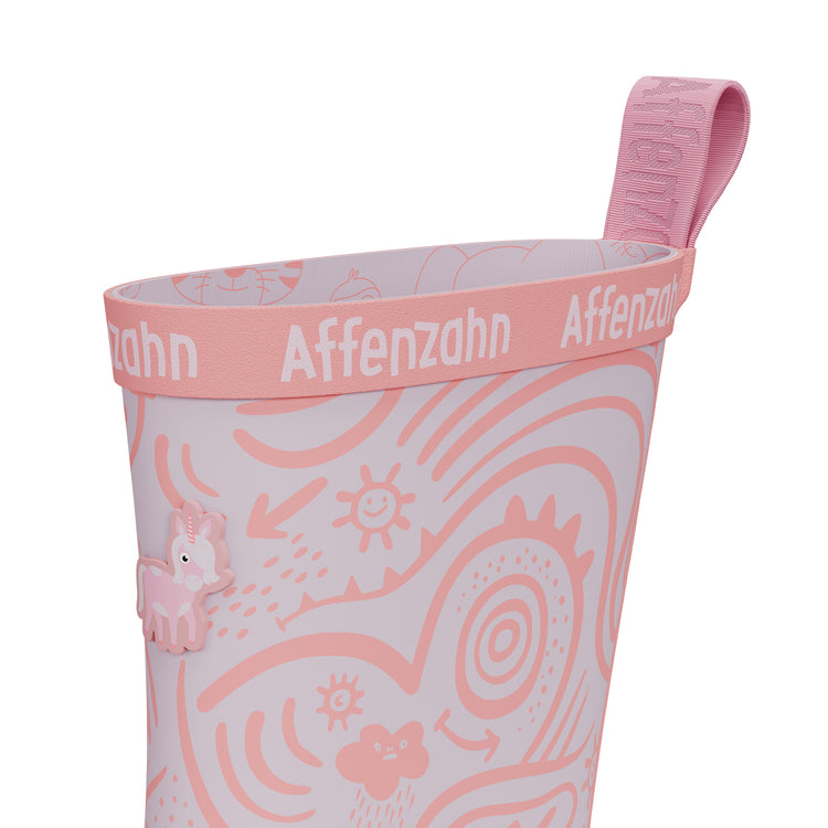 AFFENZAHN. Rain Boot Vegan Plashy Unicorn