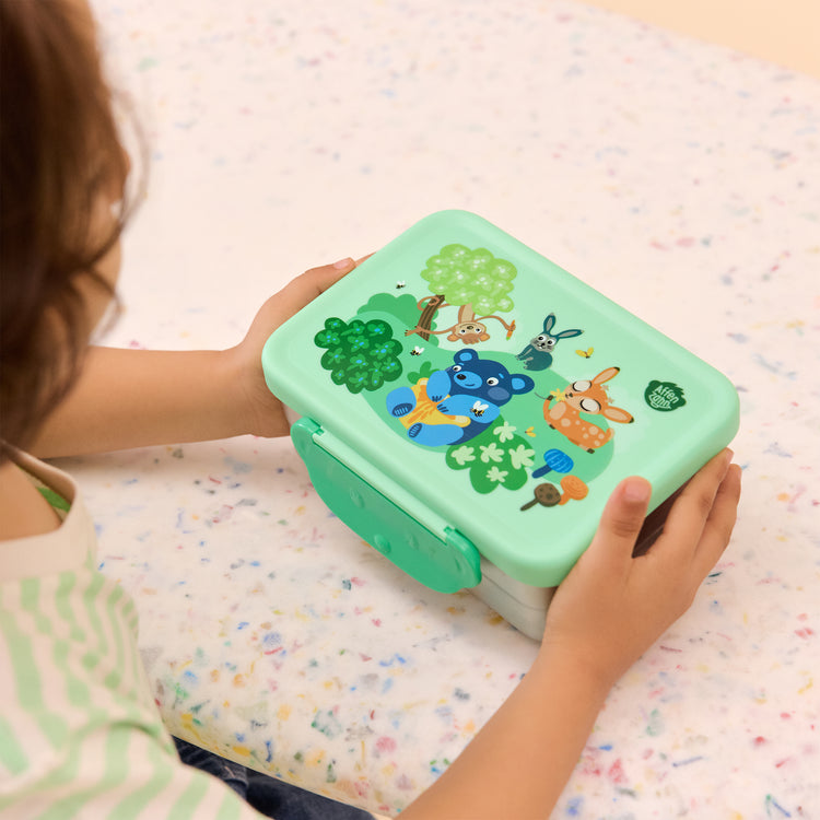 AFFENZAHN. Stainless steel lunchbox Mighty meadow