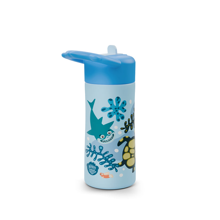 AFFENZAHN. Stainless steel bottle Unbelievable underwater world
