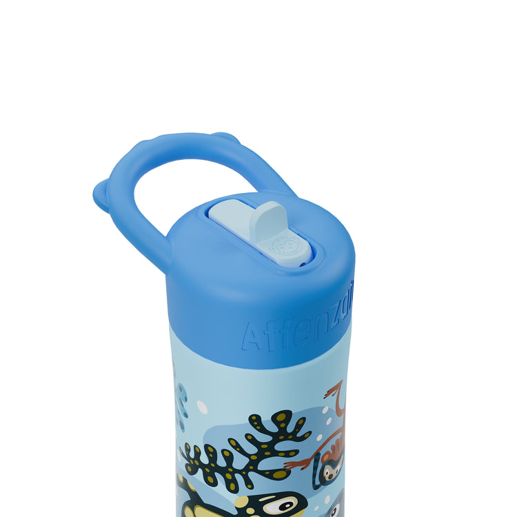 AFFENZAHN. Stainless steel bottle Unbelievable underwater world