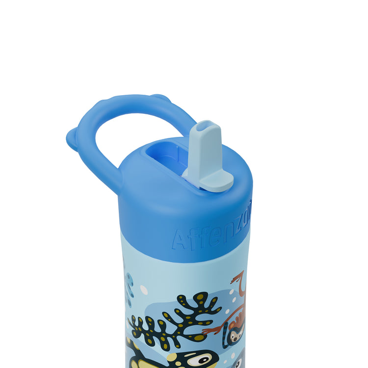AFFENZAHN. Stainless steel bottle Unbelievable underwater world