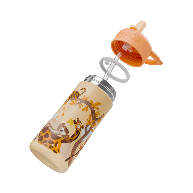 AFFENZAHN. Stainless steel bottle Sunny savannah