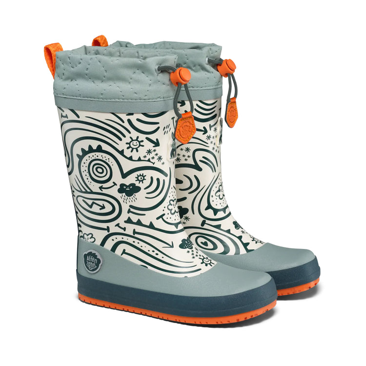 AFFENZAHN. Rain Boot Vegan Puddly Bunny
