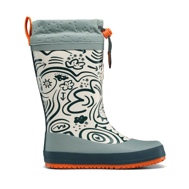 AFFENZAHN. Rain Boot Vegan Puddly Bunny