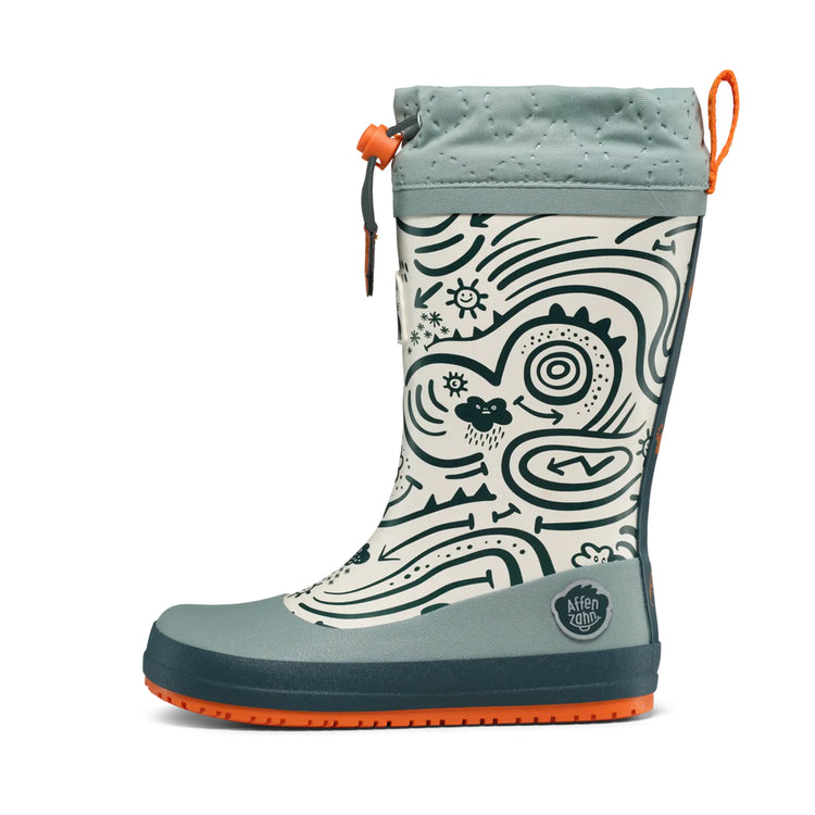 AFFENZAHN. Rain Boot Vegan Puddly Bunny