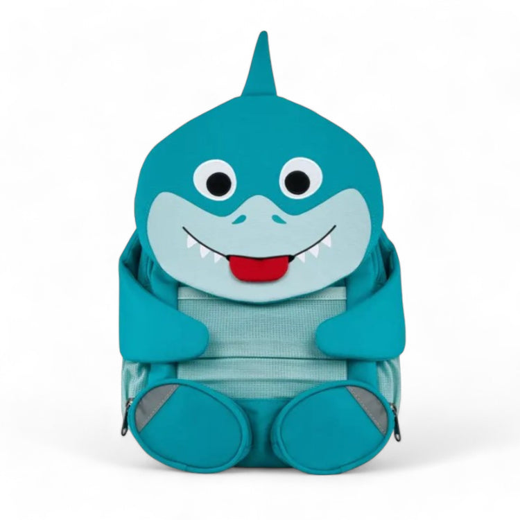 AFFENZAHN. Backpack Large Friends Shark - light blue