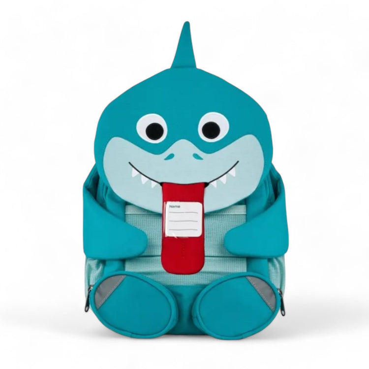 AFFENZAHN. Backpack Large Friends Shark - light blue