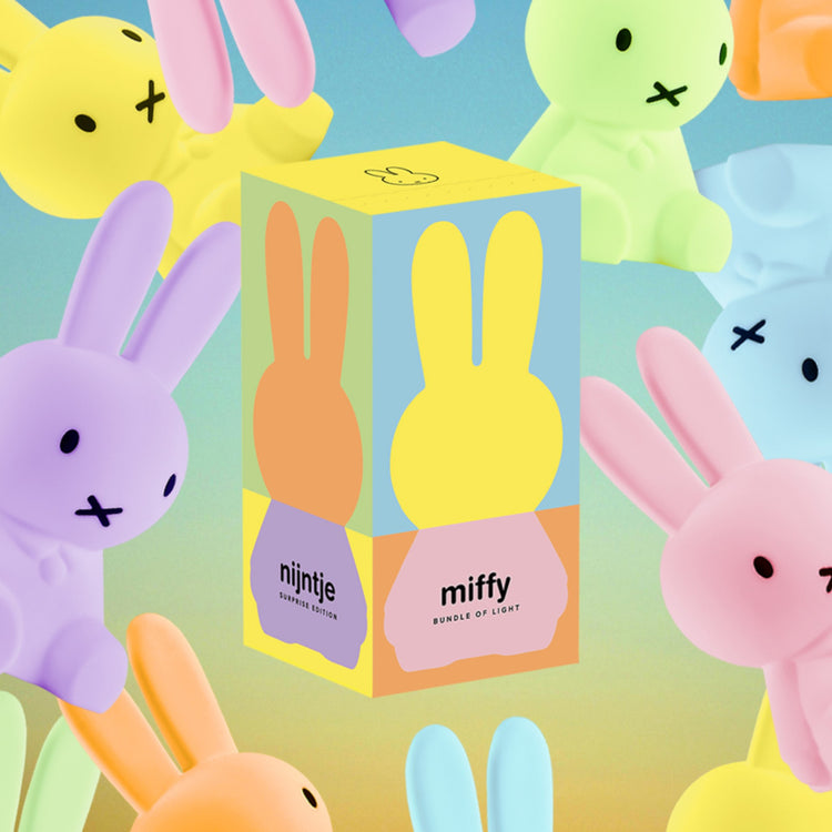 MR MARIA. Φωτιστικό νυχτός Miffy Bundle of Light - Colourful Surprise Blind Box