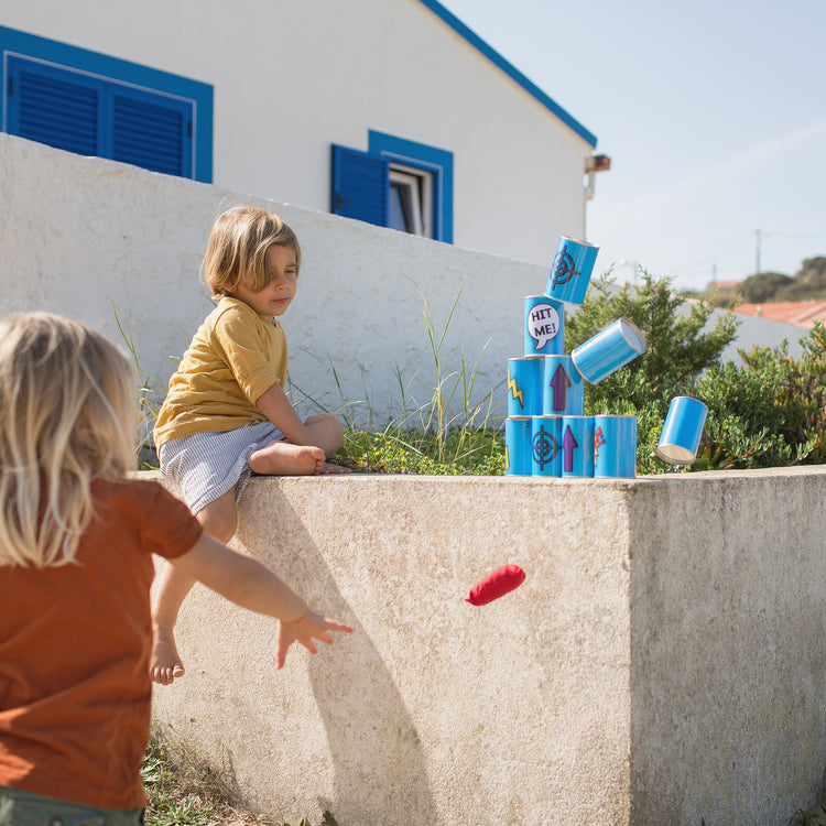 BS TOYS. Παιχνίδι ρίψης στόχου εξωτερικού χώρου Tin Throwing