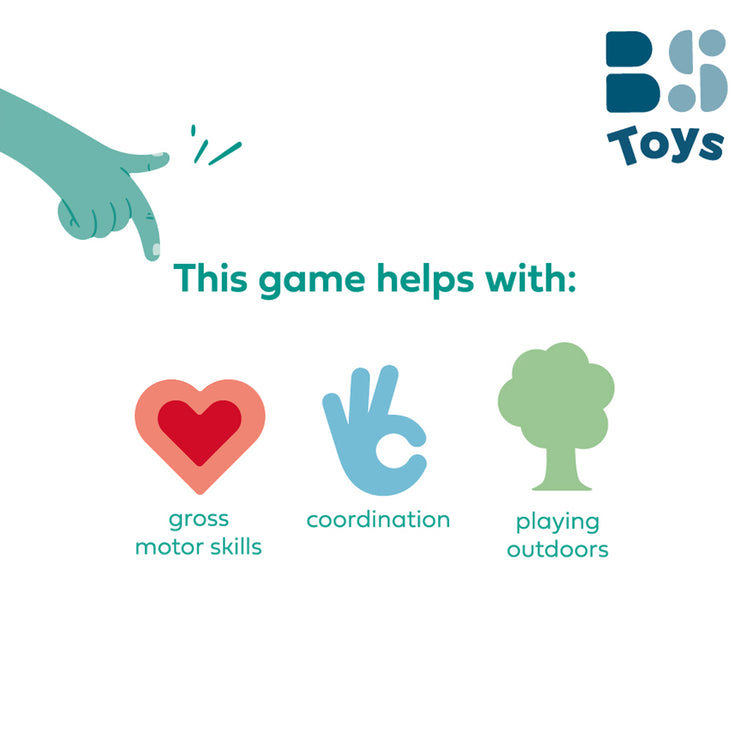 BS TOYS. Παιχνίδι ρίψης στόχου εξωτερικού χώρου Tin Throwing