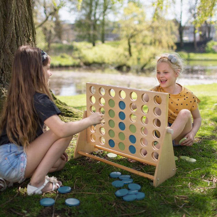 BS TOYS. Ξύλινο παιχνίδι 4 στη σειρά XL