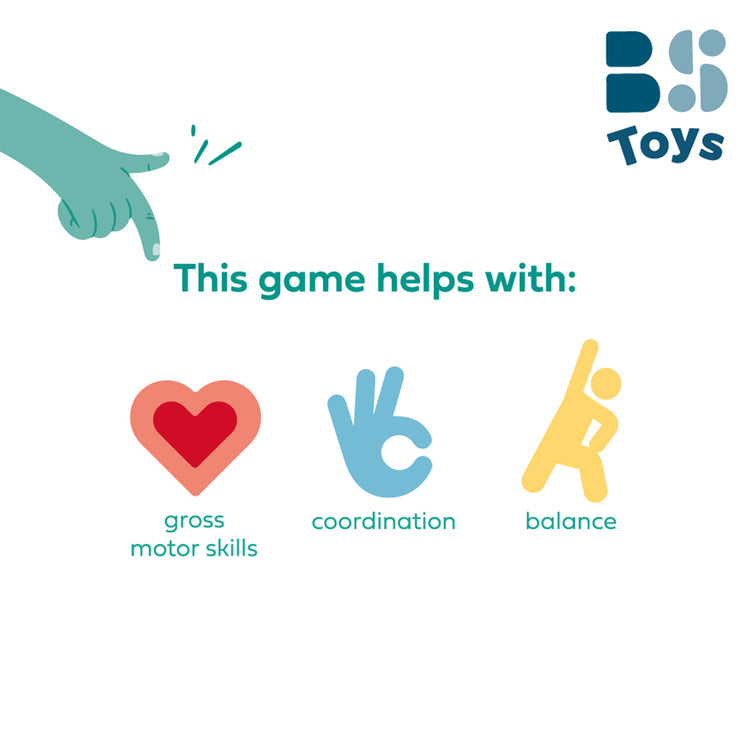 BS TOYS. Wooden Walking Bobbins