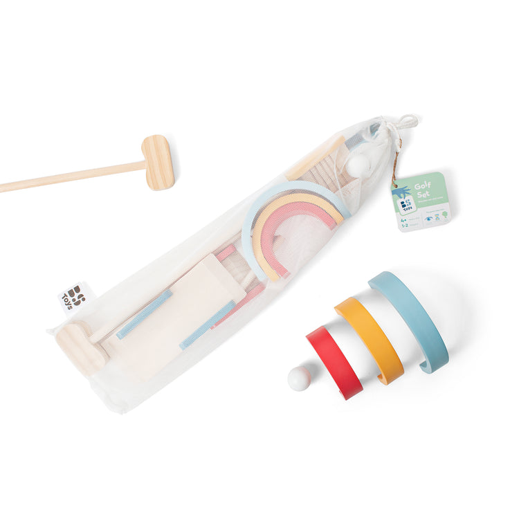 BS TOYS. Ξύλινο παιχνίδι γκολφ