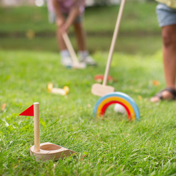 BS TOYS. Ξύλινο παιχνίδι γκολφ